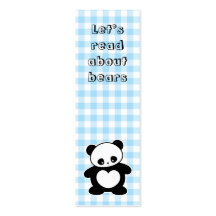 Signet de panda de Kawaii Cartes De Visite Personnelles