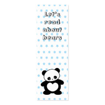Signet de panda de Kawaii Cartes De Visite Personnelles