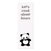 Signet de panda de Kawaii Modèles De Cartes De Visite
