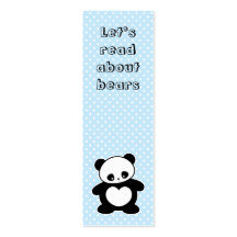 Signet de panda de Kawaii Modèles De Cartes De Visite