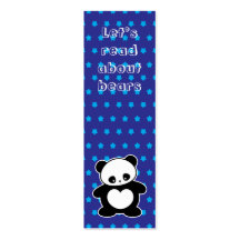 Signet de panda de Kawaii Modèle De Carte De Visite