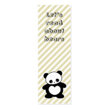 Signet de panda de Kawaii Cartes De Visite Professionnelles