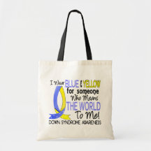 Signifie le monde à moi syndrome de Down Sacs En Toile