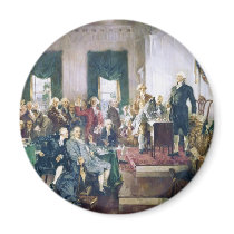 Signing of the Constitution by Howard C. Christy Fridge Magnet