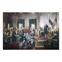 Signing of the Constitution by Howard C. Christy Photographic Print