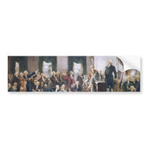 Signing the US Constitution by Christy Bumper Sticker