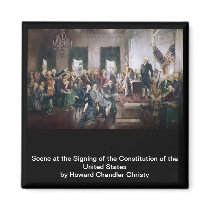 Signing the US Constitution by Christy Fridge Magnets