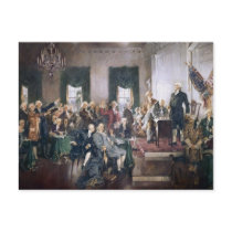 Signing the US Constitution by Christy Post Cards