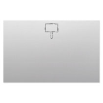 Signpost Notice Image. Black on grey. Custom Stationery