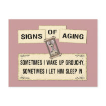 Signs of Aging - grouchy him