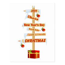 Signs of Christmas Postcards