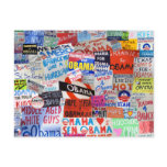 Signs of Hope Obama Postcard