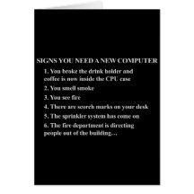 Signs you need a new computer 1 card