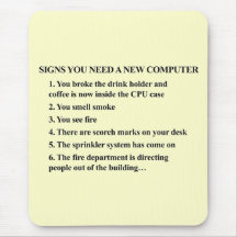 Signs you need a new computer 2 mousepad