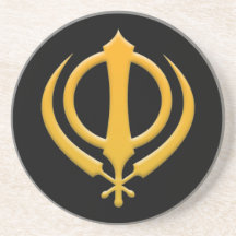 Sikh Khanda Coaster