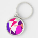 Silence among the Trees on a Rainy Day Keychains