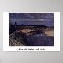 Silence By Levitan Isaak Ilyich Print
