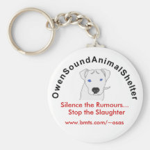 Silence the Rumours... Stop the Slaughter Keychain