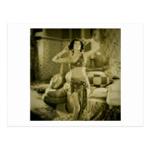 Silent Film Era Beauty Sterevoview Card Post Card