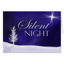 Silent Night Christmas Card