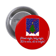 Silent Night Christmas Carol T-shirts, Apparel Button