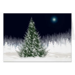 Silent Night Holiday Card cards