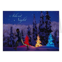 Silent Night - Male Running By Card