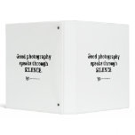 Silent Photography Quote binders