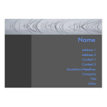 Silent Profile Card Business Card Template