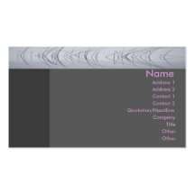 Silent Profile Card Business Cards
