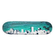 silhouette #2 custom skateboard