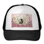 Silhouette and Roses Hats