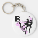 Silhouette Ballet T-shirts and Gifts Key Chains