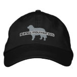 Silhouette Bernese Mountain Dog Embroidered Hat embroidered hats
