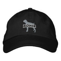 Silhouette Boxer Embroidered Hat