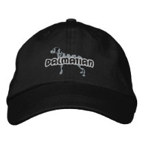 Silhouette Dalmatian Embroidered Hat
