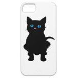 Silhouette de chat noir iPhone 5 case