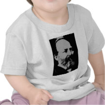 Silhouette de James Abram Garfield T-shirt