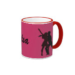 Silhouette of Salsa Dancers Mug