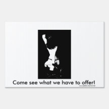 silhouette photography lawn signs