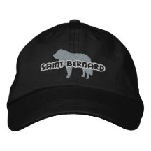 Silhouette Saint Bernard Embroidered Hat