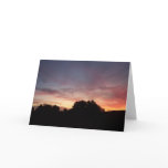 Silhouette Sunset Series 5 Card
