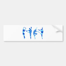 Silhouette tanzende Männer dancing men Auto Sticker