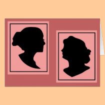 Silhouettes 4 cards