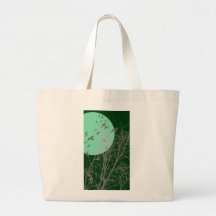 silhouscreen birds canvas bags