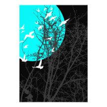 silhouscreen birds custom announcement