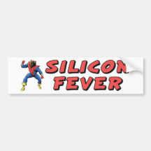 Silicon Fever Mascot Bumper Sticker