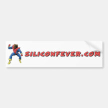 Silicon Fever Mascot/Website Bumper Sticker