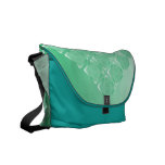Silk Brocade Messenger Bag in Carribean Water