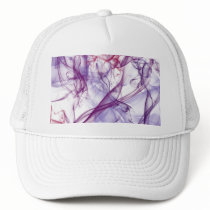 Silky Abstract Mesh Hat